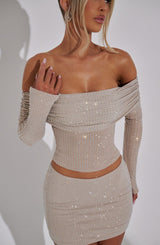 Top Nero Stile Bardot