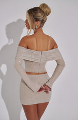 Top Nero Stile Bardot